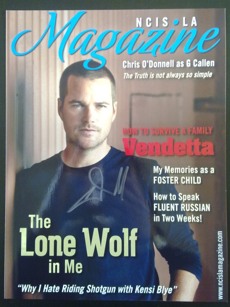 Chris O'Donnell NCISLA Magazine Cover