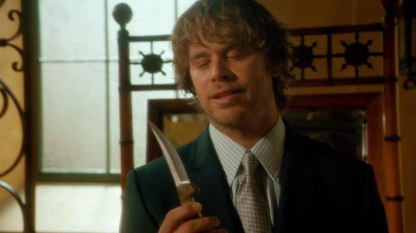 DEEKS: I never had a girl give me her, uh... knife before. Does that mean we are... official ? KENSI: Sometimes a knife is just a knfe.